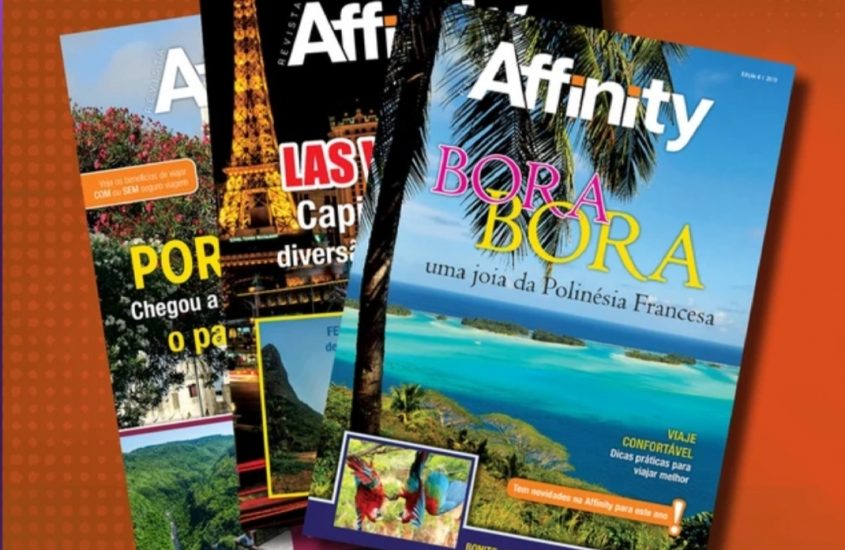 Revista Affinity: nova edição começa a ser distribuída aos parceiros