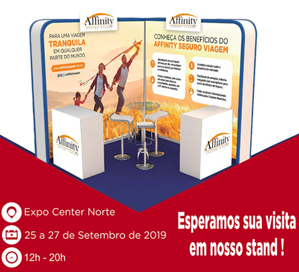 Affinity Seguro Viagem confirma participação na Abav Expo 2019