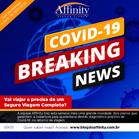 Affinity lança novos planos de covid-19, cobrindo quarentena e remarcação de voos