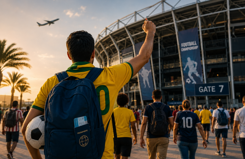 Estudo aponta que 54,8% dos brasileiros têm interesse em viajar para assistir a eventos e campeonatos ao vivo
