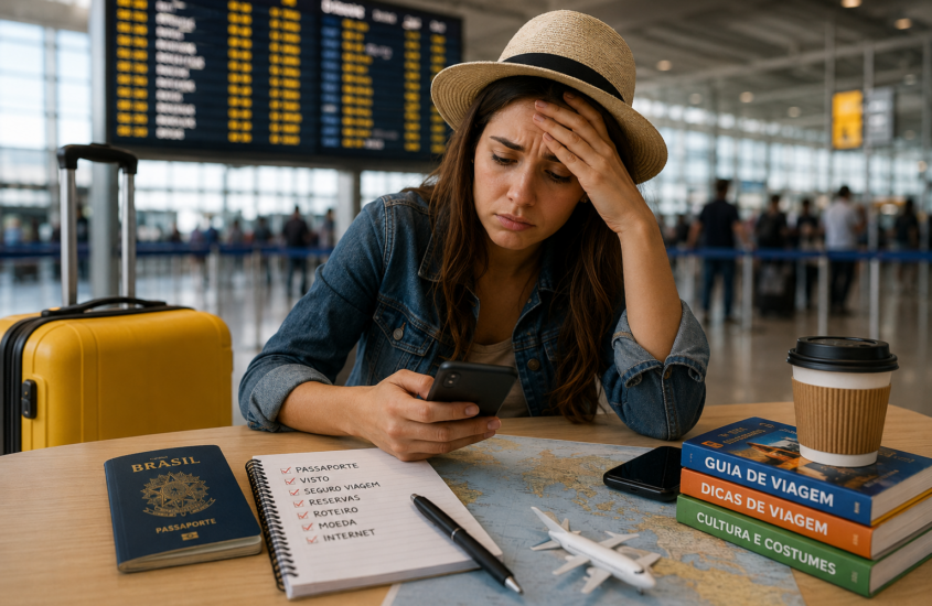 Erros mais comuns que brasileiros cometem ao viajar para o exterior