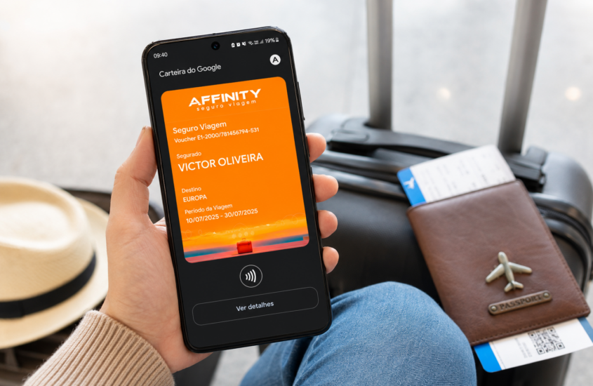 Affinity lança integração do bilhete à Google Wallet e amplia praticidade para viajantes