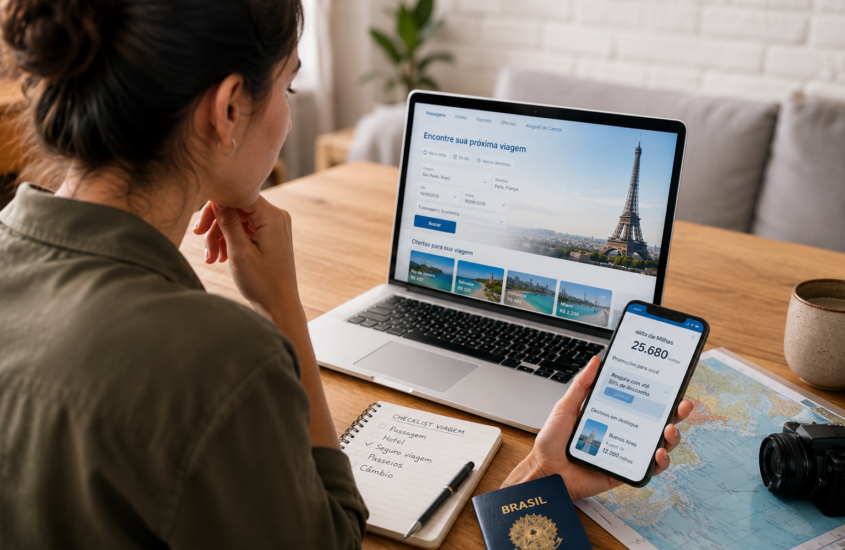 Como o brasileiro está planejando sua viagem? Pesquisa do Serasa aponta comportamentos